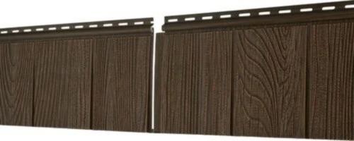 Фасадная панель Ю-Пласт S-Lock Щепа Каштан купить в Красном Холме