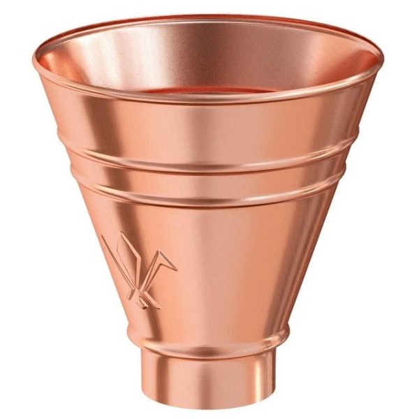 Водосток Aquasistem, система 150/100 - Воронка водосборная круглая медная купить в Красном Холме