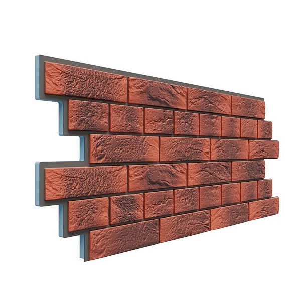 Фасадная термопанель Доломит Венецианский кирпич 20 мм Корса купить в Красном Холме