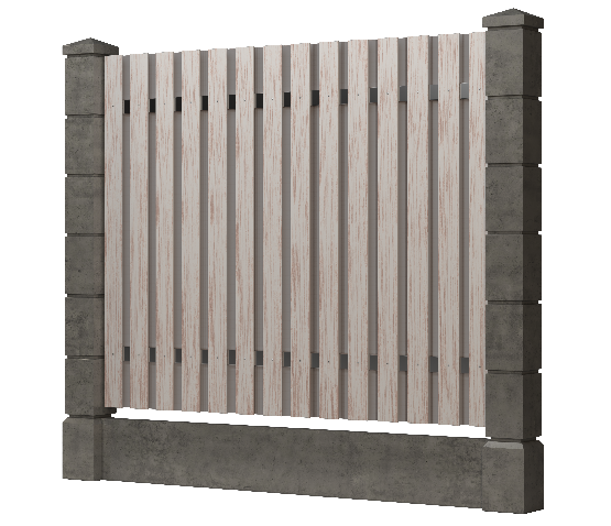 Заборная доска GRINDERDECO, ДПК, тиснение "дуб" Выбеленный дуб купить в Красном Холме