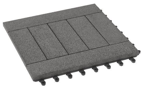 Модульный паркет ДПК GRINDERDECO Комфорт 5 Серый базальт купить в Красном Холме