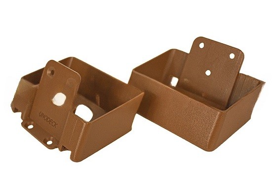 Крепления перил наклонное из алюминия GardenParkett Орех купить в Красном Холме