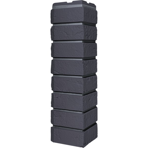 Угол наружный ДАЧНЫЙ Серия Баварский кирпич Графит купить в Красном Холме