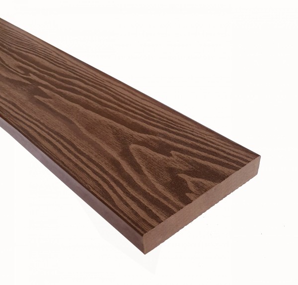 Террасная доска из ДПК Terrapol Смарт 3D Полнотелая без паза Орех Милано купить в Красном Холме