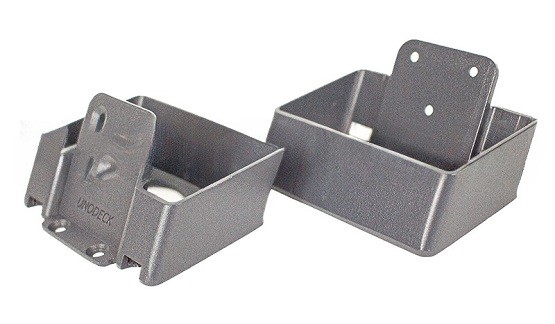 Крепления перил наклонное из алюминия GardenParkett Серый купить в Красном Холме