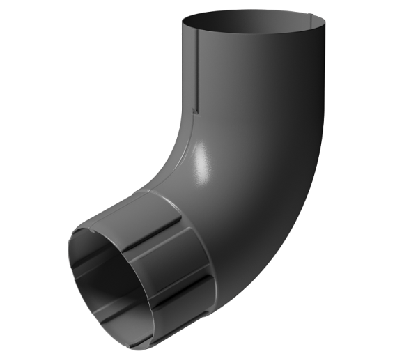 Колено 72° D90 Döcke STAL PREMIUM Графит, (RAL 7024) купить в Красном Холме
