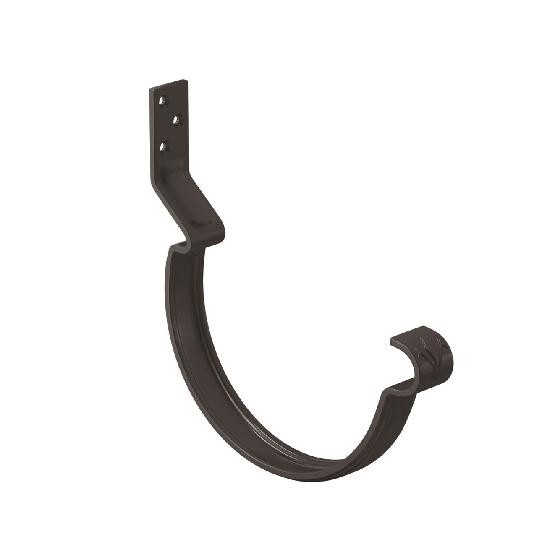 Водосток Aquasistem, система 150/100 - Крюк крепления желоба короткий RR 32 Тёмно Коричневый купить в Красном Холме