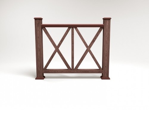 Ограждение из ДПК FG7 шоколад купить в Красном Холме