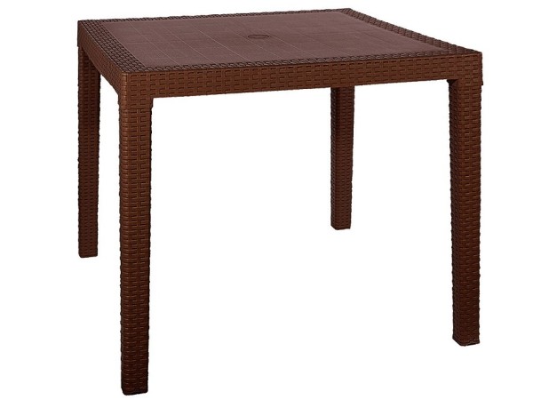 Стол квадратный FIJI Quatro Table Коричневый купить в Красном Холме