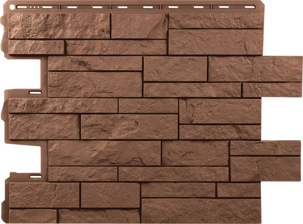 Фасадная панель Альта-Профиль Шотландия Терракотовый купить в Красном Холме