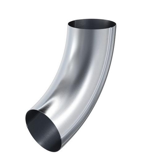 Водосток Aquasistem, Система 125x90 - Колено трубы оцинковка купить в Красном Холме