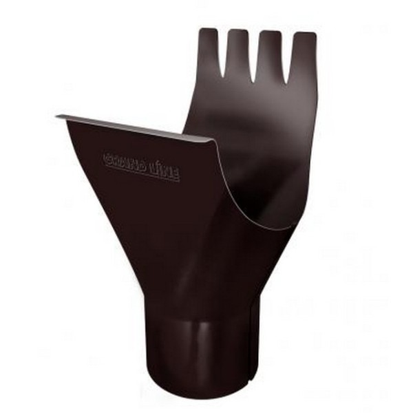 Водосток Grand Line 150x100 – Воронка желоба RAL 8017 купить в Красном Холме