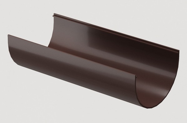 Желоб водосточный ПВХ Docke STANDART Тёмно-коричневый купить в Красном Холме
