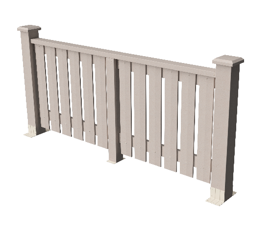 Ограждения декоративное ДПК GRINDERDECO Вилидж выбеленный дуб купить в Красном Холме