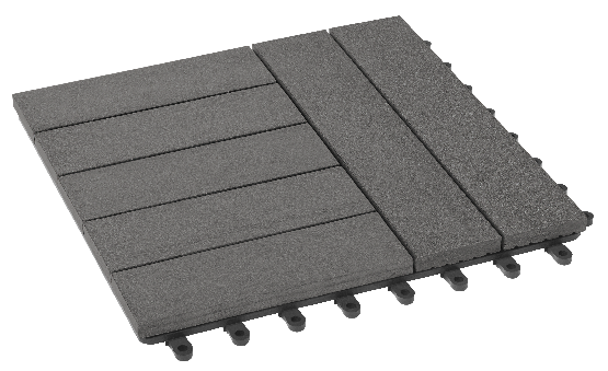 Модульный паркет ДПК GRINDERDECO Комфорт 4 Серый базальт купить в Красном Холме