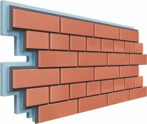 Термопанели Доломит Кирпич 40 мм Красный купить в Красном Холме