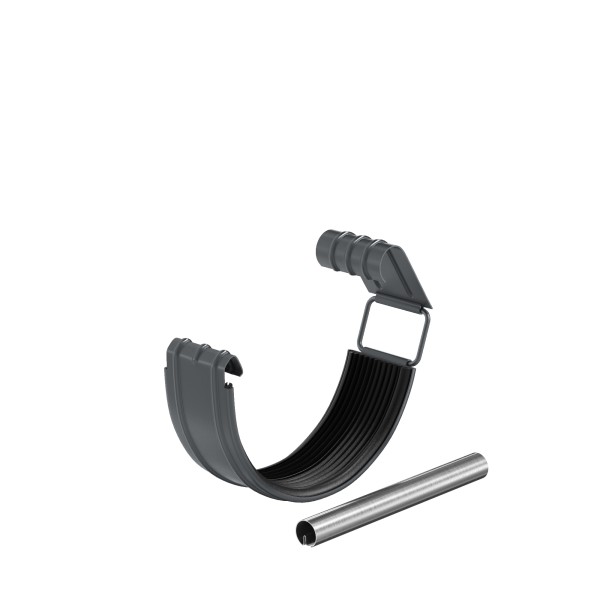 Водосток Aquasistem, система 125x90 - Соединитель желоба в комплекте RR 23 Маренго купить в Красном Холме