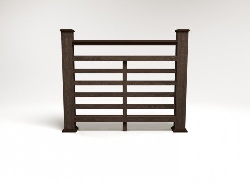 Ограждение из ДПК FG4 венге купить в Красном Холме