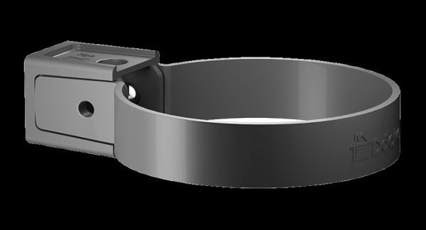 Хомут универсальный Docke Premium ПВХ -  графит купить в Красном Холме