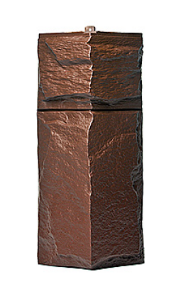 Угол T-Сайдинг-ЭКО-1 Гранит Леон - Браун купить в Красном Холме