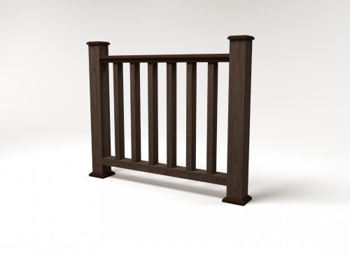 Ограждение из ДПК FG5 венге купить в Красном Холме