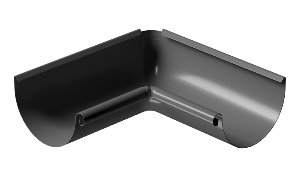 Угол внутренний 90° D125 Döcke STAL PREMIUM Графит, (RAL 7024) купить в Красном Холме