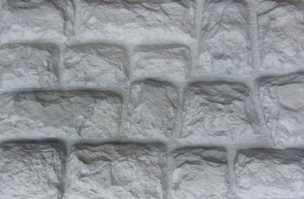 Фасадная панель Аэлит Камень крупный Белый купить в Красном Холме