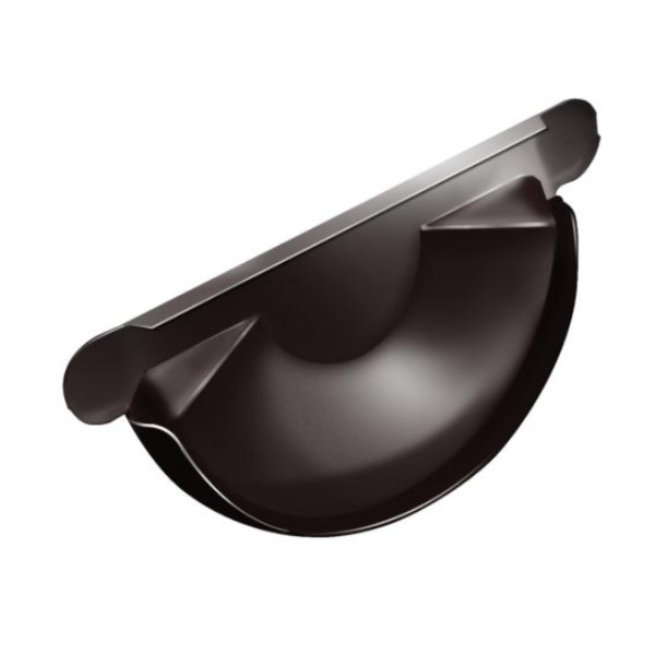 Водосток Grand Line 150x100 – Заглушка желоба RAL 8017 купить в Красном Холме