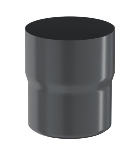 Водосток Aquasistem, система 125x90 - Соединитель трубы RAL 7024 Тёмно-серый купить в Красном Холме