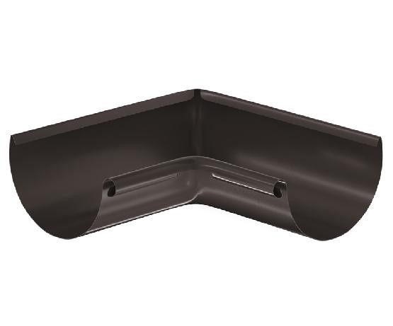 Водосток Aquasistem, система 150/100 - Угол желоба, внутренний 90° RR 32 Тёмно Коричневый купить в Красном Холме