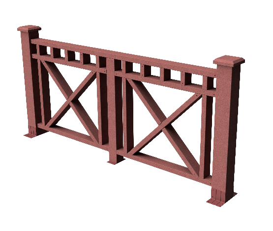 Ограждения декоративное ДПК GRINDERDECO Виктория мербау купить в Красном Холме