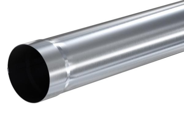 Водосток Aquasistem, Система 125x90 - Соединительная труба 1 метр оцинковка купить в Красном Холме