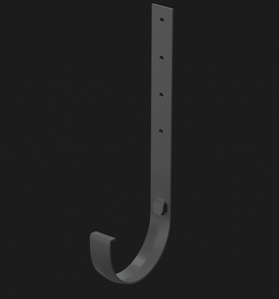 Кронштейн желоба металл Docke Premium ПВХ - Графит купить в Красном Холме