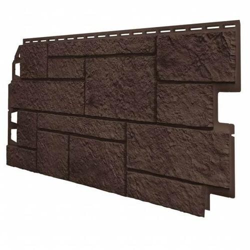 Фасадные панели ТЕХНОНИКОЛЬ Оптима Песчаник Тёмно-коричневый купить в Красном Холме