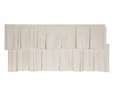 Фасадная панель T-Сайдинг-Щепа дуб ЭКО-1 Белый купить в Красном Холме