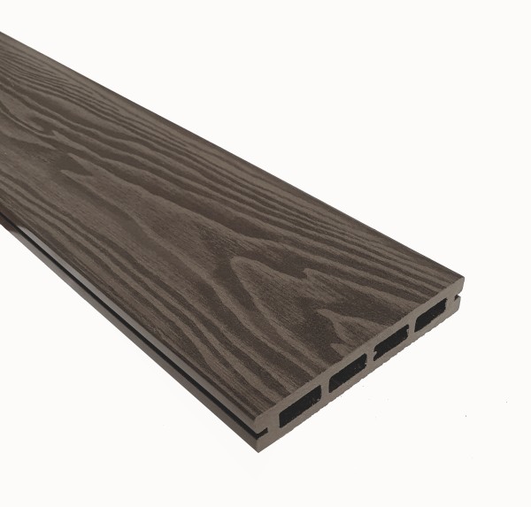 Террасная доска из ДПК Terrapol Смарт 3D Пустотелая с пазом Тик Киото купить в Красном Холме