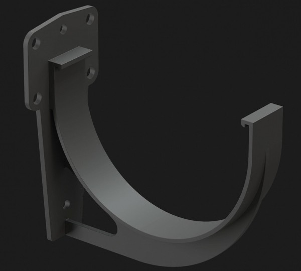 Кронштейн желоба Docke Premium ПВХ - Графит купить в Красном Холме