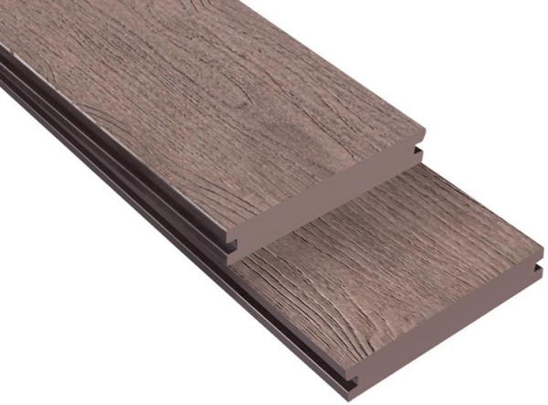 Террасная доска ДПК Outdoor 3D полнотелая NEVADA/CALIFORNIA BROWN коричневая микс купить в Красном Холме