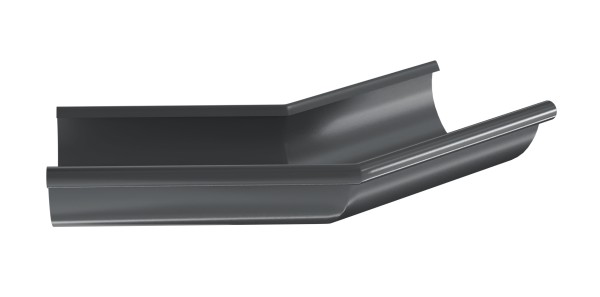 Водосток Aquasistem, система 125x90 - Угол желоба, наружный 135° RR 23 Маренго купить в Красном Холме