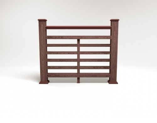 Ограждение из ДПК FG4 шоколад купить в Красном Холме