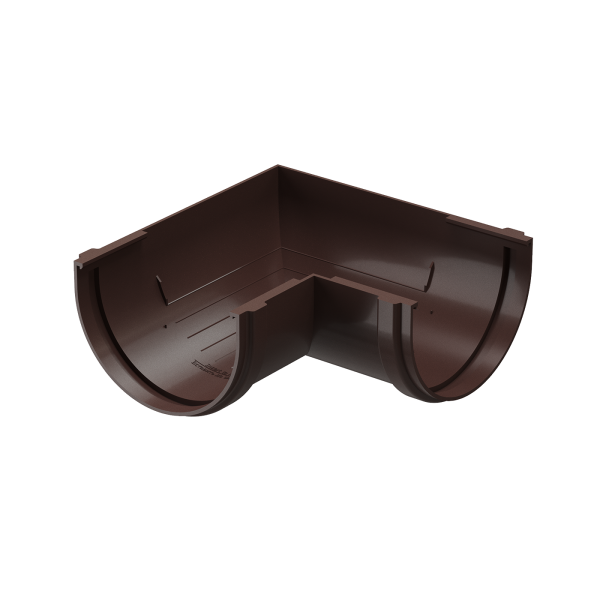 Угол желоба универсал 90˚ Docke Premium ПВХ - Шоколад купить в Красном Холме