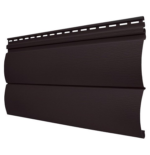 Акриловый Сайдинг Tecos - Оцилиндрованный брус двойной (под бревно), Арабика купить в Красном Холме