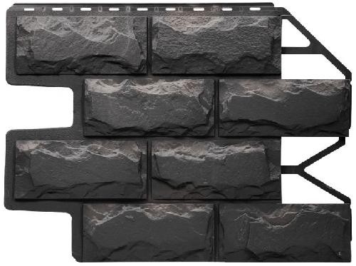 Фасадная панель FineBer Блок, Темно-серый купить в Красном Холме