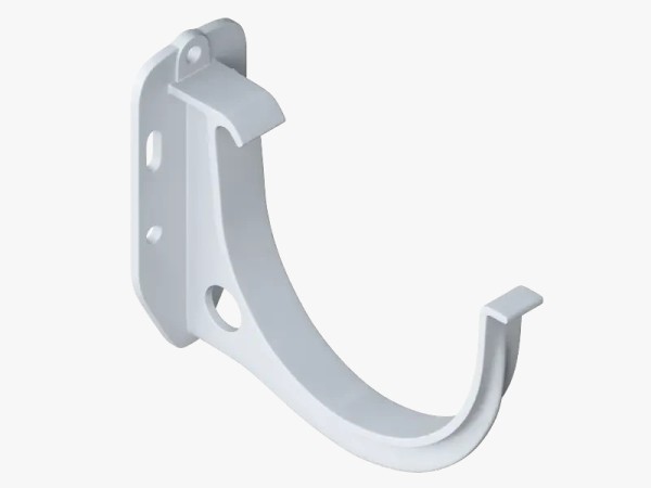 Водосток Альта-Профиль ПВХ – Кронштейн желоба водосточный (белый) купить в Красном Холме