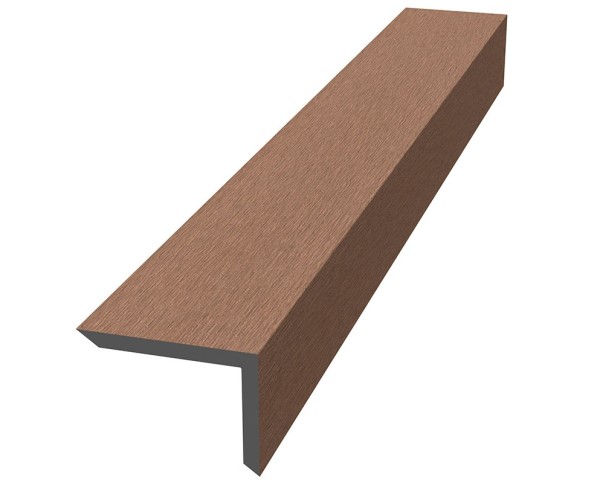 Уголок ДПК для террасной доски NauticPrime, 60x40x2900мм Кедр купить в Красном Холме