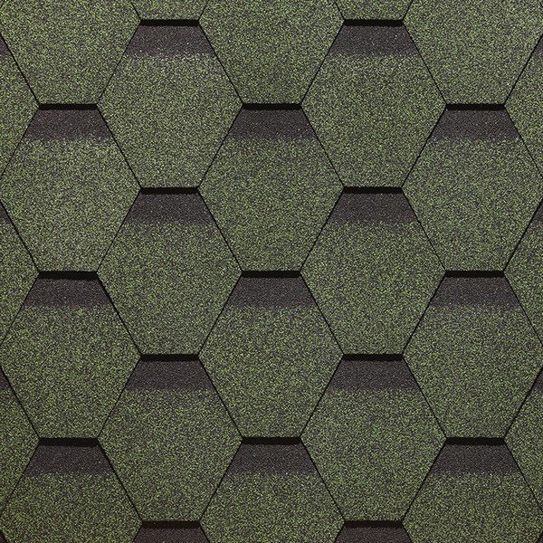 Гибкая черепица Docke, коллекция Сота – Зеленый купить в Красном Холме