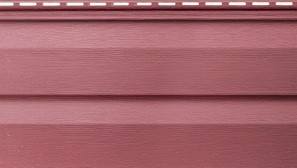 Виниловый сайдинг Канада плюс премиум, гранатовый купить в Красном Холме