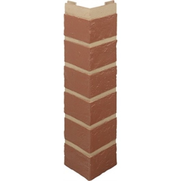 Наружный угол кирпич (красный), 0,47 х 0,1м купить в Красном Холме