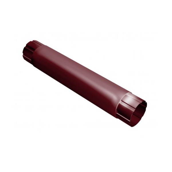 Водосток Grand Line 125x90 –Труба соединительная 1 метр RAL 3005 купить в Красном Холме