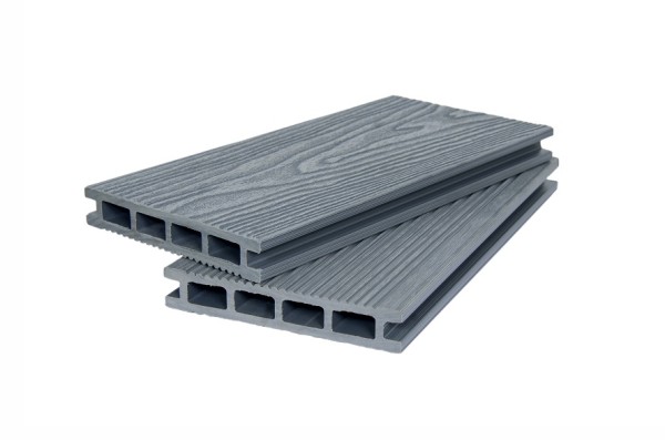 Террасная доска ДПК POLIVAN GROUP 3D+вельвет пустотелая двухсторонняя DENPASAR серый купить в Красном Холме